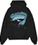 Buy Represent FW22 Shark Print Pullover Long Sleeve Sweatshirt Black M04222-01