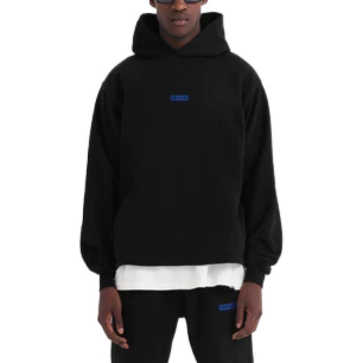 Lookbook REPRESENT FW22 黑色純色標誌長袖圓領衛衣 男款 M04241-01