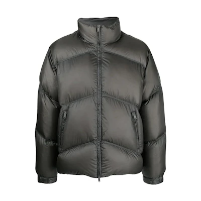 Represent FW22 Solid Zip-Up High Collar Jacket Black M01149-35