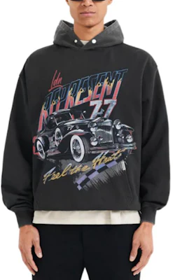 Represent FW22 Vintage Car Letter Print Sweatshirt Retro Black M04083-03 Purchase Represent FW22 Vintage Car Letter Print Sweatshirt Retro Black M04083-03
