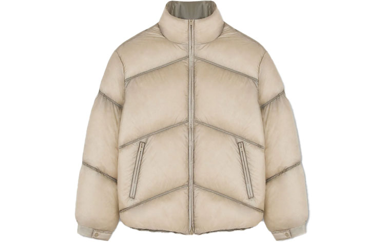 REPRESENT FW22 Washed Down Jacket Wheat Color Winter  Outerwear M01149-209