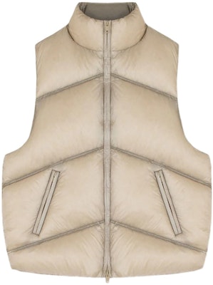 REPRESENT FW22 Washed Puffer Vest Beige Double-Zip Minimalist Design M01138-209 Buy REPRESENT FW22 Washed Puffer Vest Beige Double-Zip Minimalist Design M01138-209