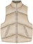 Buy REPRESENT FW22 Washed Puffer Vest Beige Double-Zip Minimalist Design M01138-209
