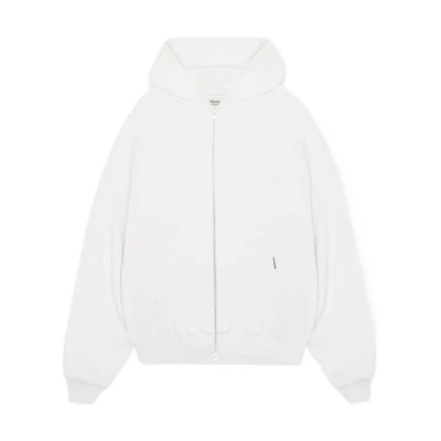 Represent FW22 White Solid Zip-Up Hoodie M04201-72