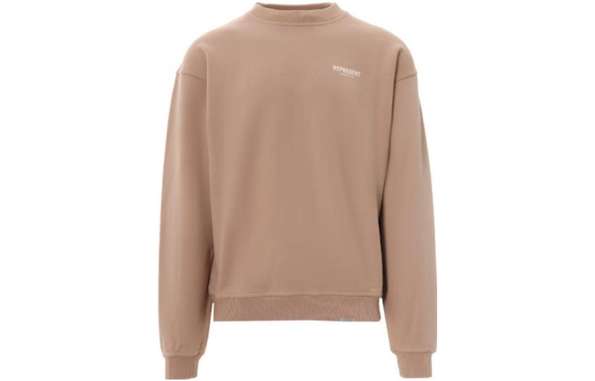 Represent FW23 Brown Letter Print Sweatshirt MS4002-227