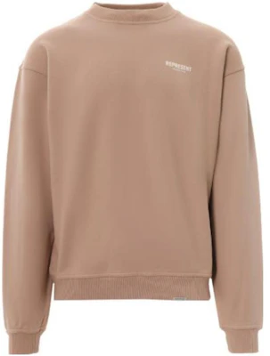 Represent FW23 Brown Letter Print Sweatshirt MS4002-227 Buy Represent FW23 Brown Letter Print Sweatshirt MS4002-227