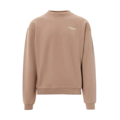 Represent FW23 Brown Letter Print Sweatshirt MS4002-227