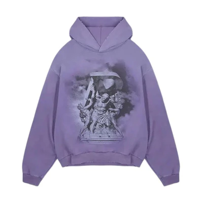 Represent FW24 Loose Fit Hoodie Unisex Purple MLM41145-057