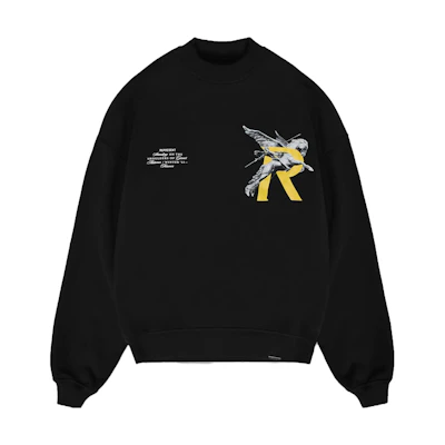 Represent GIANTS Pegasus Print Black Hoodie for Men MS4005-01