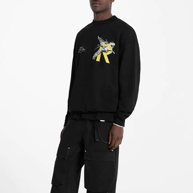 Details for Represent GIANTS Pegasus Print Black Hoodie for Men MS4005-01