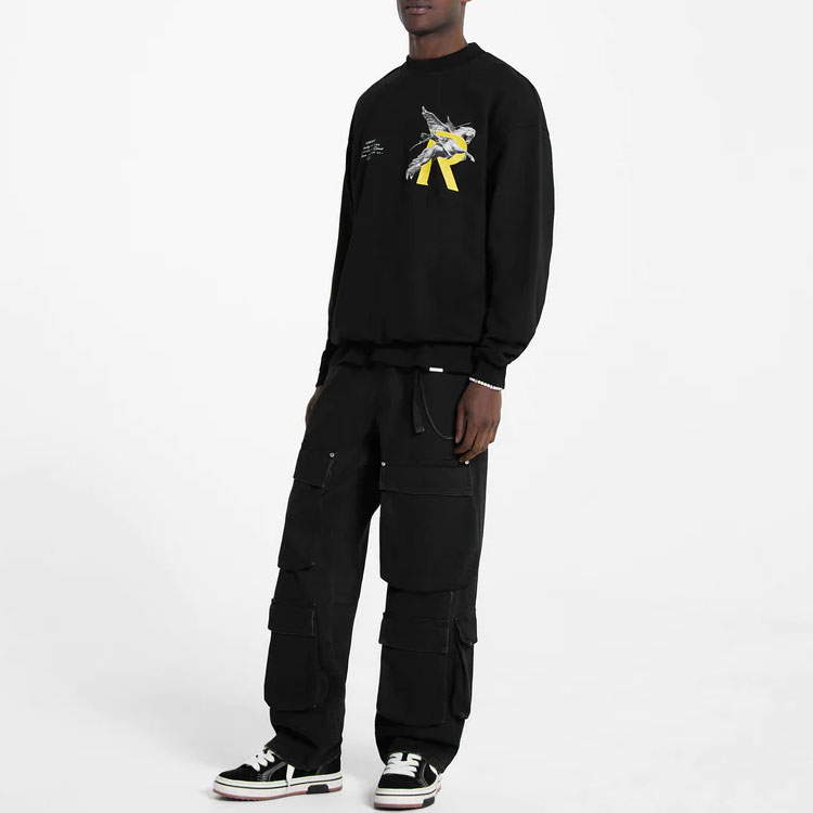 Sizing Represent GIANTS Pegasus Print Black Hoodie for Men MS4005-01