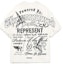 Buy REPRESENT 涂鸦印花短袖圆领T恤 男款 白色 MLM4711-72