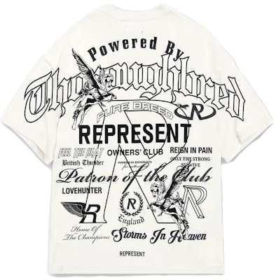 REPRESENT Graffiti Print Crewneck Short Sleeve T-Shirt Men’s White MLM4711-72 Lookbook REPRESENT Graffiti Print Crewneck Short Sleeve T-Shirt Men’s White MLM4711-72