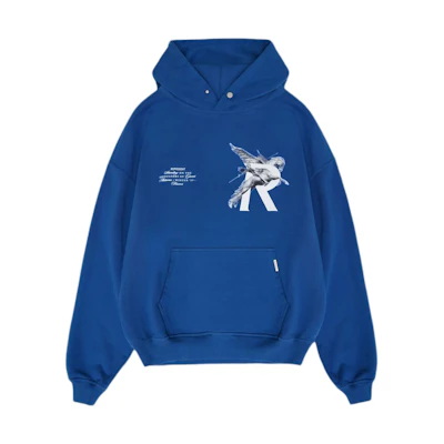 Represent Graphic Logo Print Hoodie Blue MH4021-109