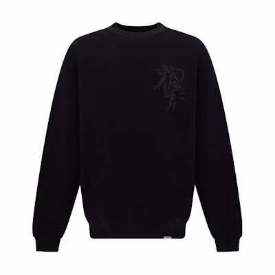 Represent Graphic Print Crewneck Pullover Sweatshirt Black MS4017-01