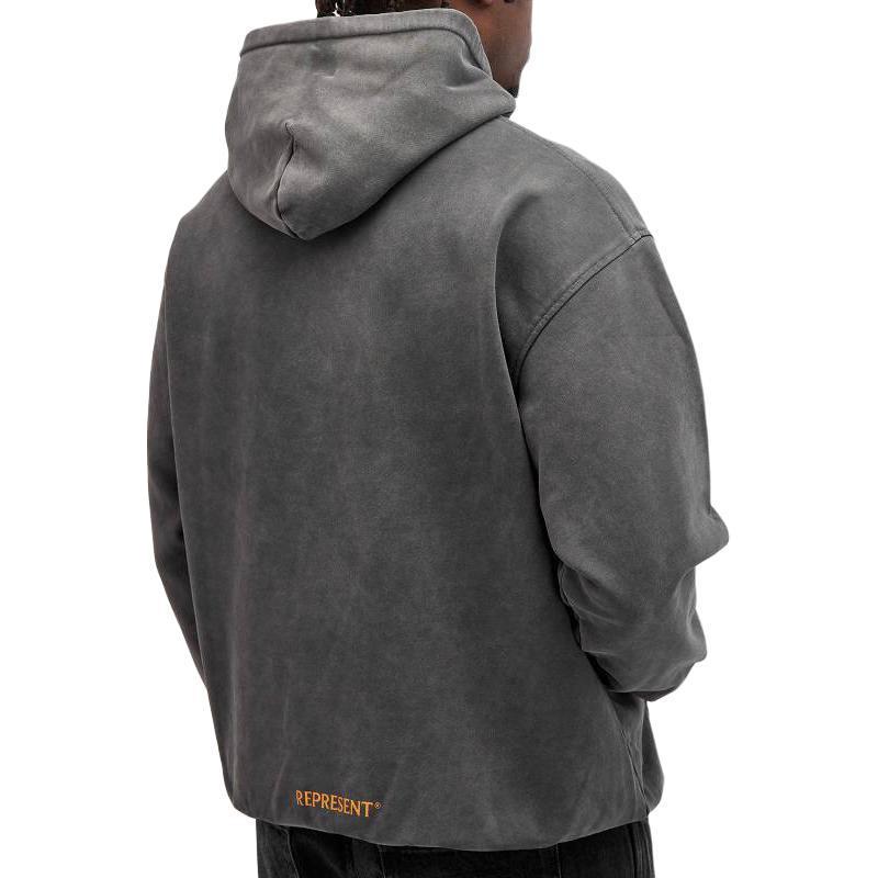 Lookbook Represent Graphic Print Oversized Sweatshirt Men’s - Grey MLM409-444