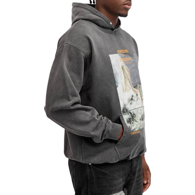 Purchase Represent Graphic Print Oversized Sweatshirt Men’s - Grey MLM409-444