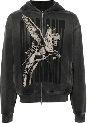 Represent Graphic Print Zip-Up Hoodie Jacket Grey MLM405-444 Buy Represent Graphic Print Zip-Up Hoodie Jacket Grey MLM405-444