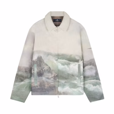 Represent Graphic Print Zip-Up Jacket Multicolor Style MLM111-137