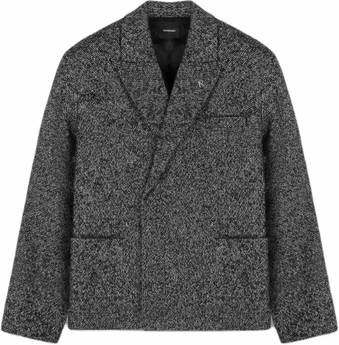 represent-gray-double-breasted-blazer-v-neck-long-sleeve-jacket-ms-1003-127