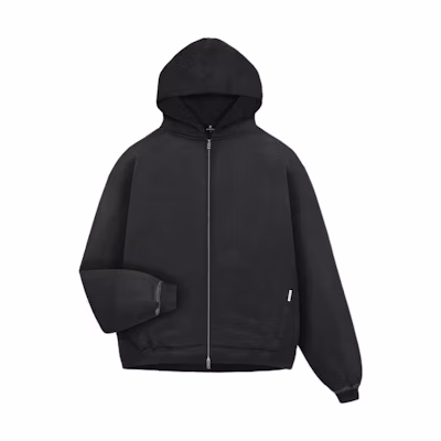 Represent Heavyweight Initial Zip Hoodie Black Full-Zip Jacket INM408-481