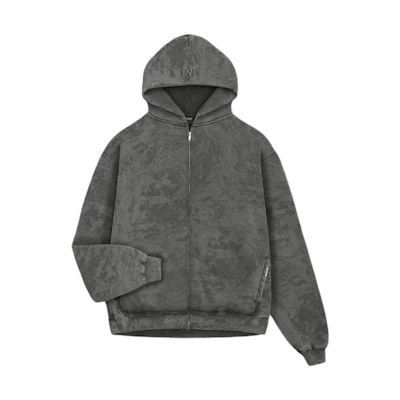 Represent Heavyweight Zip Hoodie Gray Camouflage INM408-507