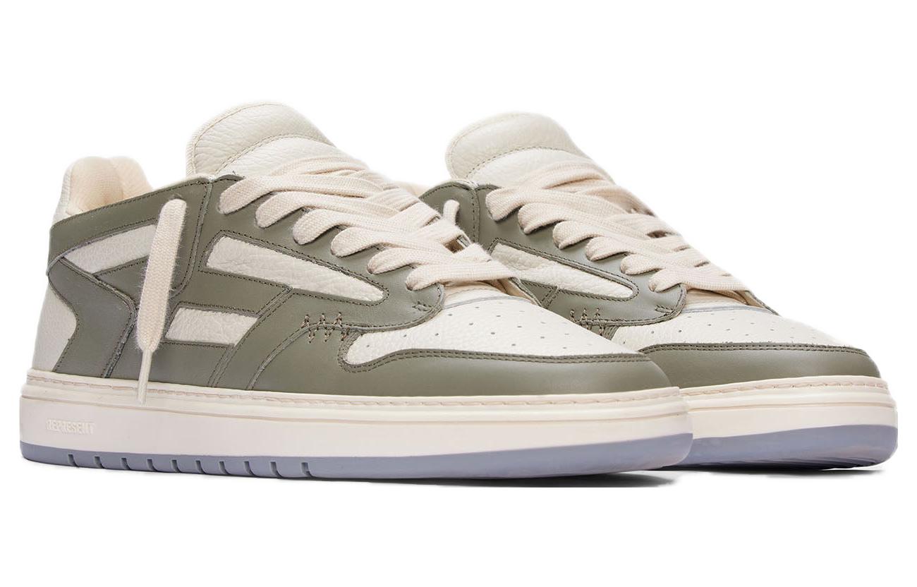 Order Represent Kulit Pusingan Renda Kasut Rendah 'Khaki' M12049-340