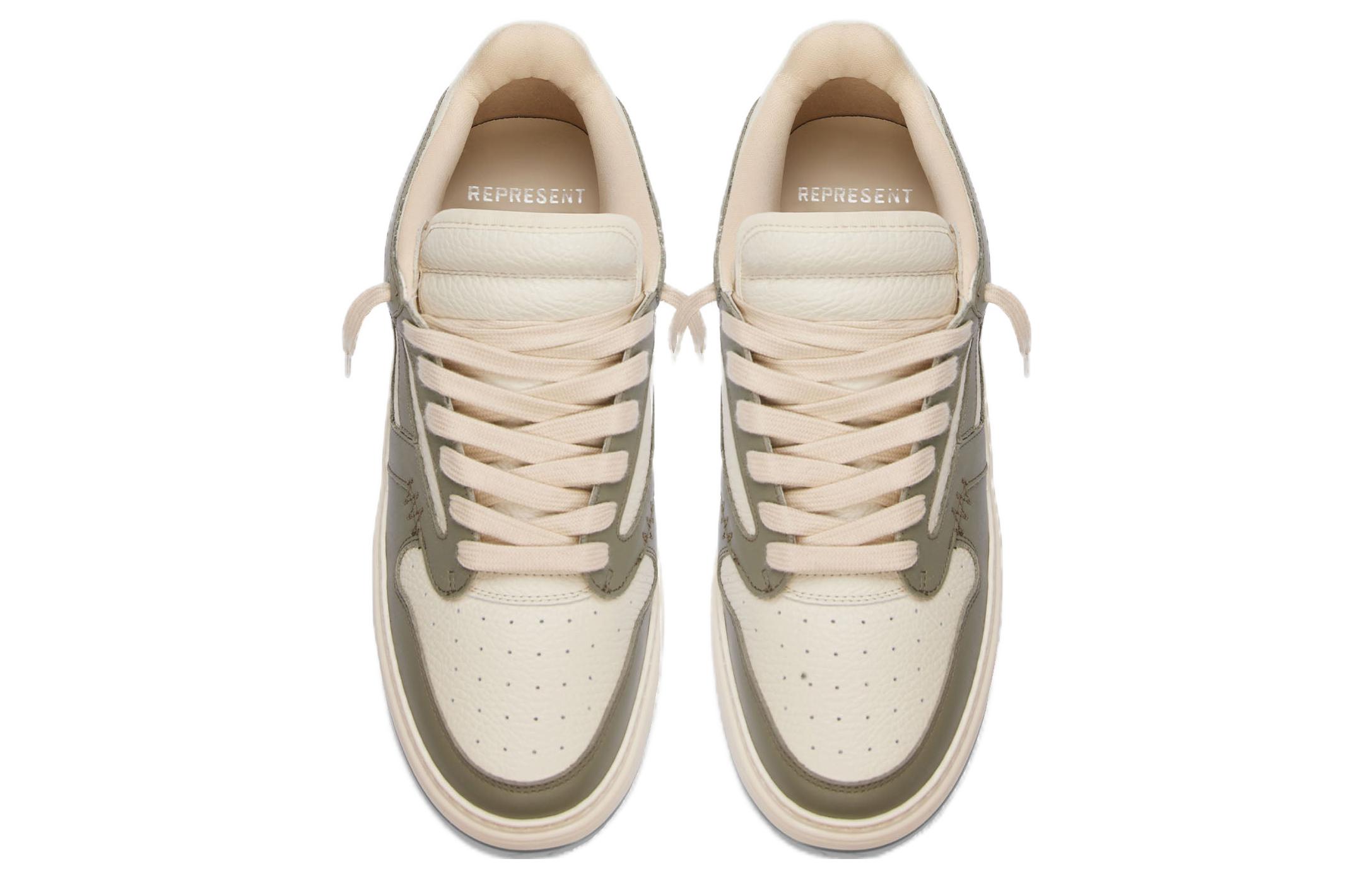 Lookbook Represent Kulit Pusingan Renda Kasut Rendah 'Khaki' M12049-340