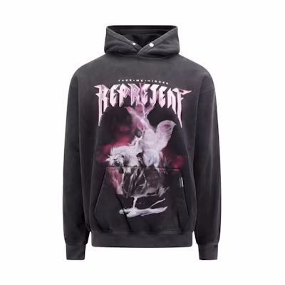 REPRESENT Letter Animal Graphic Hoodie Long Sleeve Pullover MH4018-20