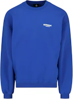 Represent Letter Crewneck Pullover Sweatshirt Blue Long Sleeve OCM410-109 Represent Letter Crewneck Pullover Sweatshirt Blue Long Sleeve OCM410-109