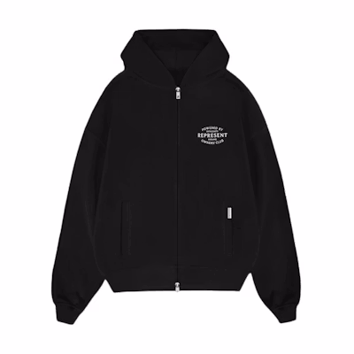 Represent Letter Pocket Hoodie Unisex Black OCM41426-001