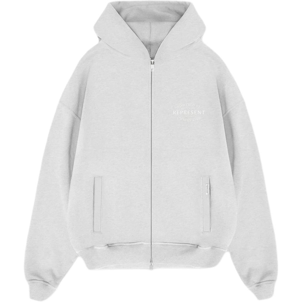 Represent Letter Pocket Hoodie Unisex Gray OCM41426-158