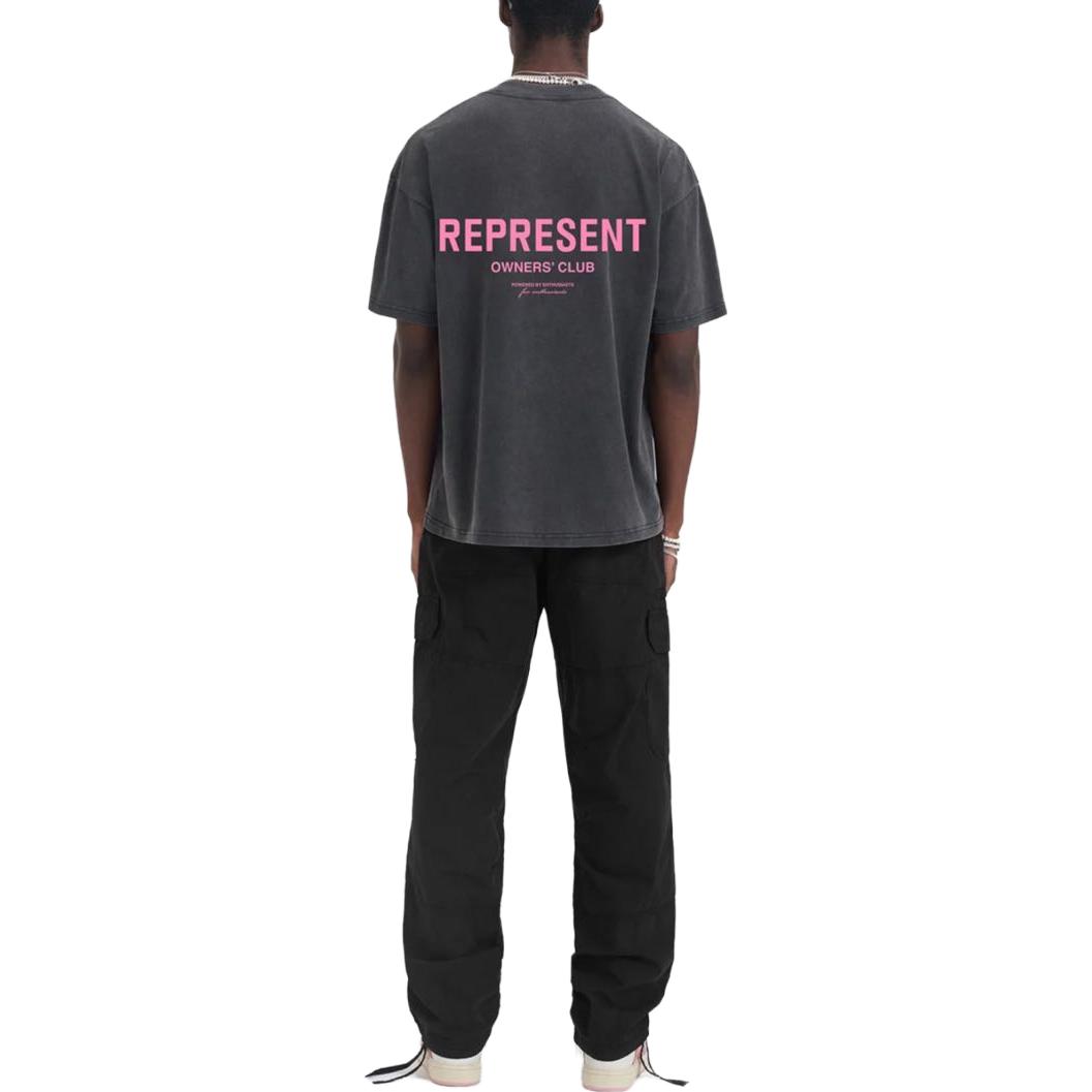 Purchase REPRESENT レタープリント クルーネック 半袖 Tシャツ ダークグレー. MT4007-455