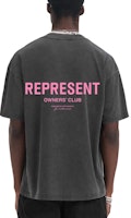 REPRESENT レタープリント クルーネック 半袖 Tシャツ ダークグレー. MT4007-455 Sizing REPRESENT レタープリント クルーネック 半袖 Tシャツ ダークグレー. MT4007-455