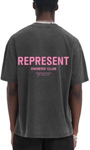 REPRESENT レタープリント クルーネック 半袖 Tシャツ ダークグレー. MT4007-455 Sizing REPRESENT レタープリント クルーネック 半袖 Tシャツ ダークグレー. MT4007-455