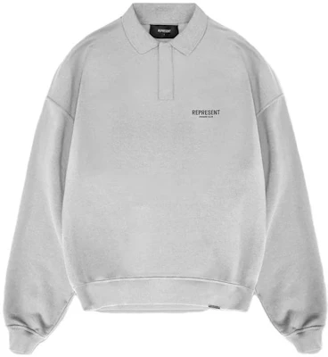 Represent Letter Print Oversized Pullover Sweatshirt Men’s Grey MS4024-302 Buy Represent Letter Print Oversized Pullover Sweatshirt Men’s Grey MS4024-302