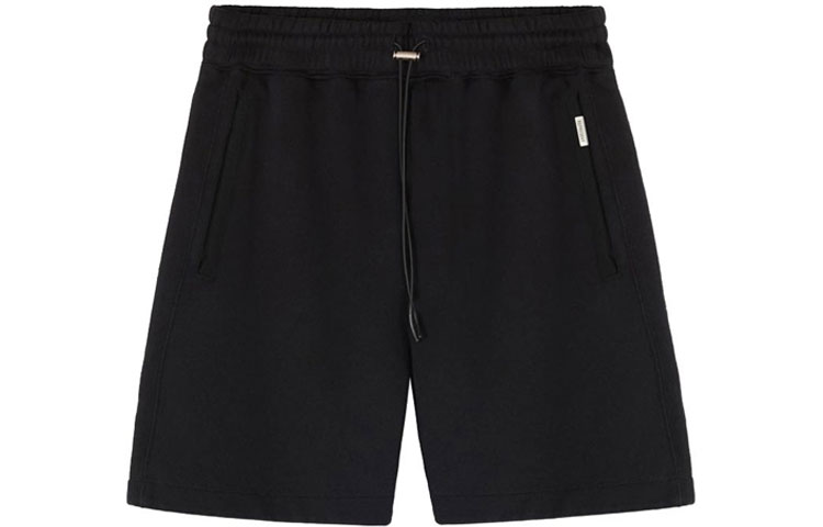 REPRESENT Logo Dual Zipper Pocket Drawstring Casual Shorts Black M09025-01