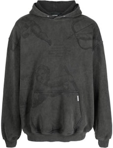 REPRESENT 男士Logo印花连帽衫 - 深灰色 MH4015-20 Buy REPRESENT 男士Logo印花连帽衫 - 深灰色 MH4015-20