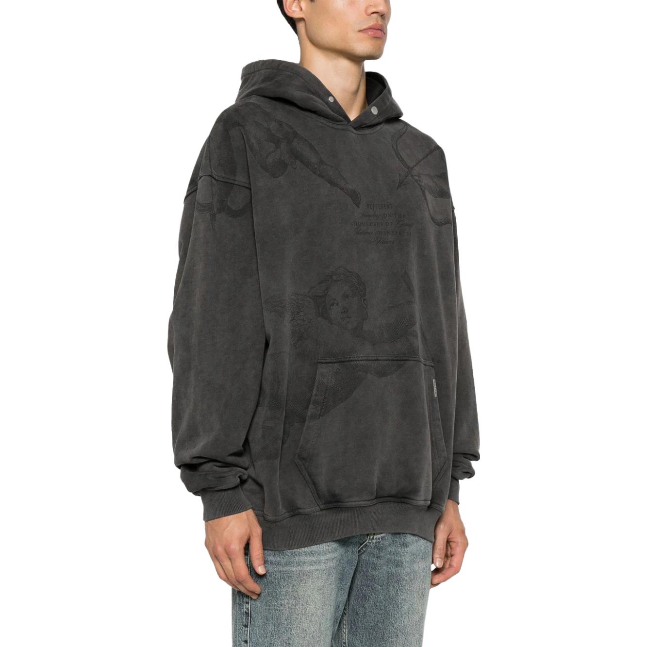 Purchase REPRESENT 男士Logo印花连帽衫 - 深灰色 MH4015-20