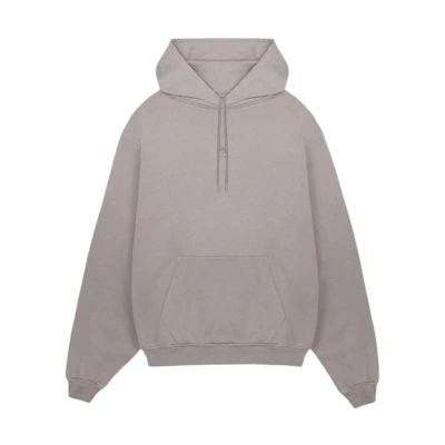 Represent Logo Lettering Hoodie Kangaroo Pocket Grey 247M458-039
