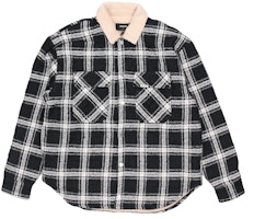 REPRESENT 男士黑色格纹羊羔绒内衬夹克外套 M06050-01 Lookbook REPRESENT 男士黑色格纹羊羔绒内衬夹克外套 M06050-01