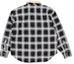 Shop REPRESENT Logo Plaid Sherpa-Lined Jaket Hitam Lelaki. M06050-01