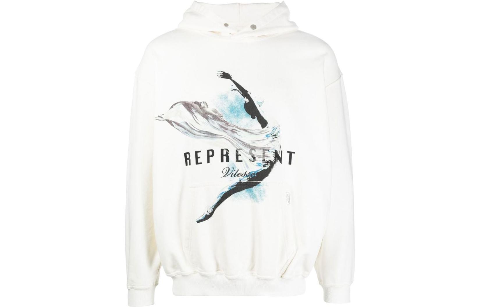 Order Represent Logo Print Long Sleeve Hoodie M0422172