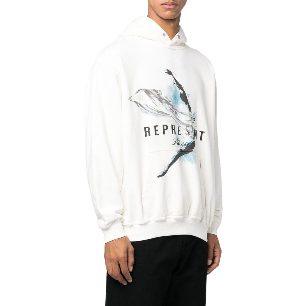 Purchase Represent Logo Print Long Sleeve Hoodie M0422172