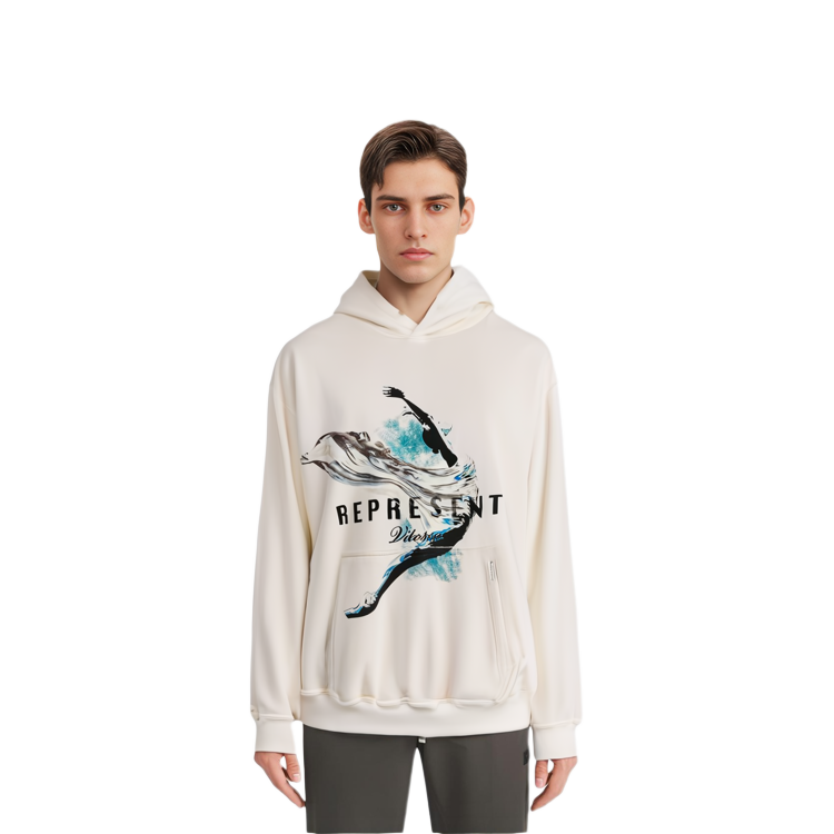 Details for Represent Logo Print Long Sleeve Hoodie M0422172