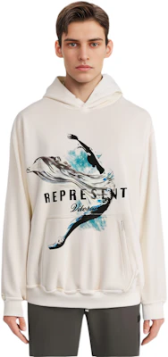 Represent Logo Print Long Sleeve Hoodie M0422172 Details for Represent Logo Print Long Sleeve Hoodie M0422172