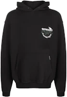 Order Represent Logo 印花黑色長袖連帽上衣 M04191-01