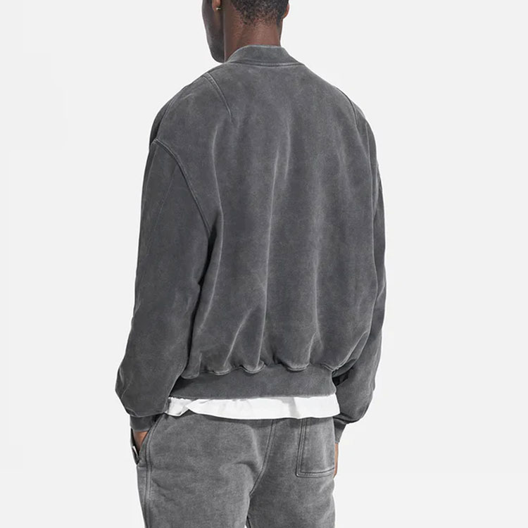 Details for Chaqueta Slim Fit con Cremallera Logo REPRESENT y Cuello de Béisbol para Hombre. M04081-20