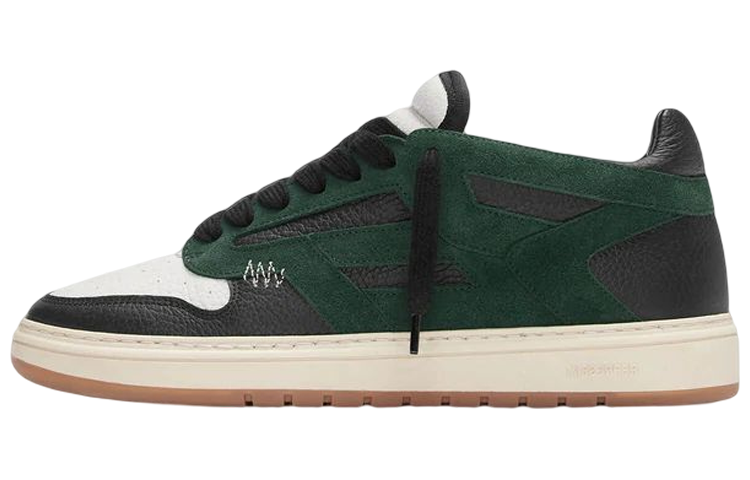 REPRESENT Low-Top Suede Sneakers Green - Fashion Shoes M12049-198