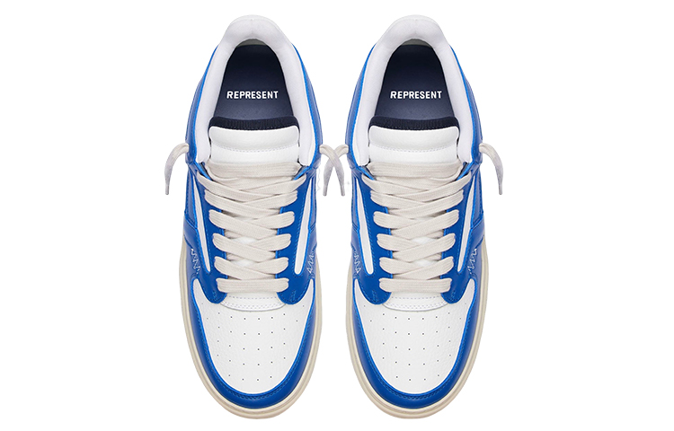 Shop Represent Low ''Blu Bianco'' M12049-251